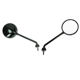 spiegelset lang mod. orig E-keur gts all/lx zwart glans