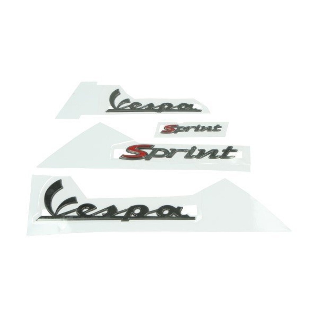 stickerset vespa sprint smoke 4-delig