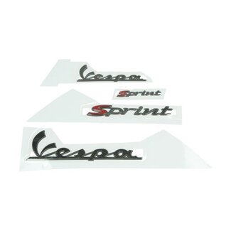 stickerset vespa sprint smoke 4-delig