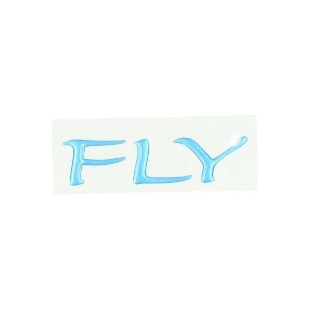 sticker piaggio zijscherm fly 3d blauw links/rechts piag orig 622275
