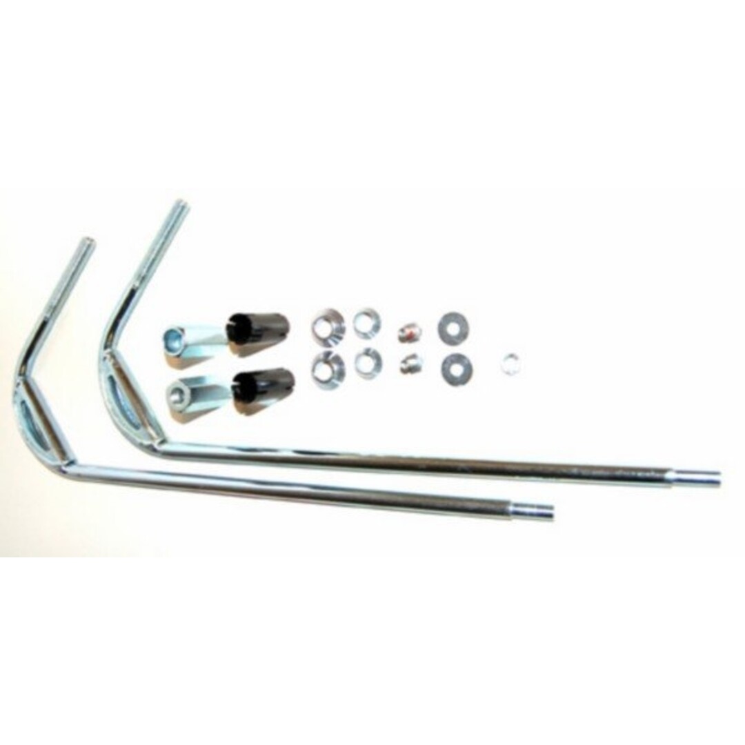 windscherm bevestigingset vespa lx/vespa S chroom piag orig 602871m