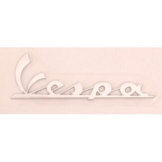 sticker piaggio woord [vespa] klein primav/sprin/vespa lx/vespa S 10cm alu piag orig 656219