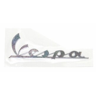 sticker piaggio woord [vespa] groot gts all/gts125/gts300/vespa lx/vespa S 15cm alu links piag orig 656220