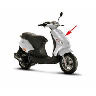 Piaggio voorscherm zip2006 4t zilver exca. 738 piag orig 57641350f2=op=op