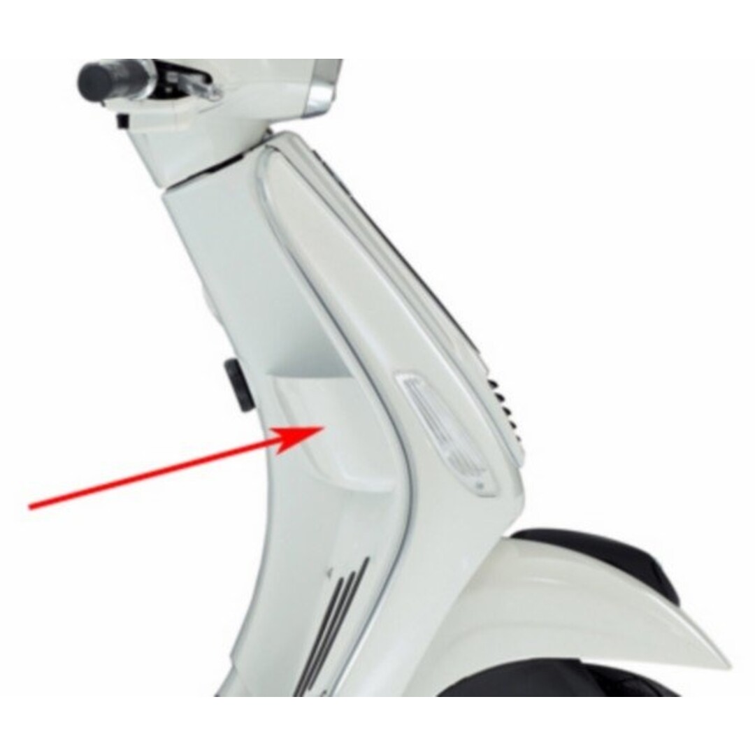 opbergvak vespa S wit monte 544 rechts piag orig 65429500br