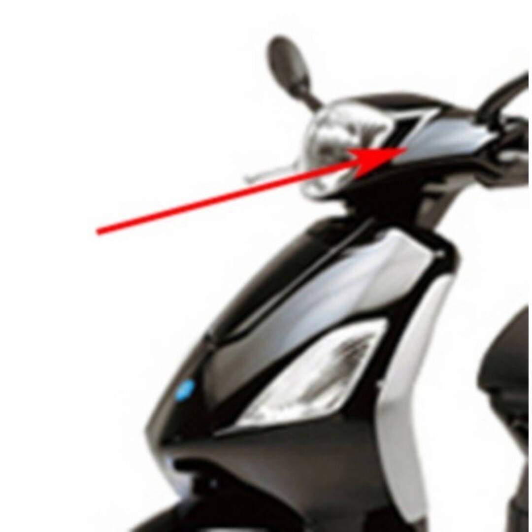 stuurkap fly zwart lucido 94 piag orig 6527410090