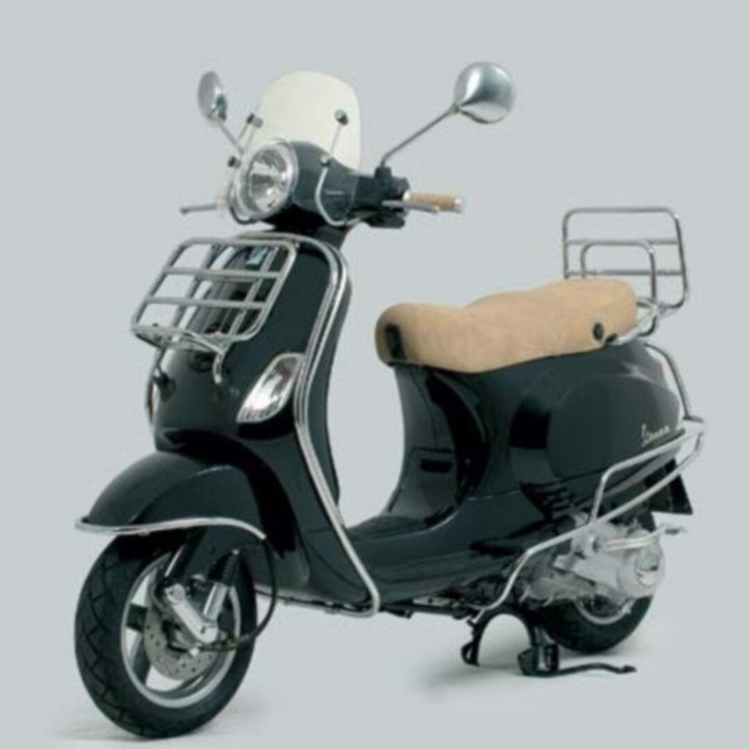 sierbeugelset + bev. set zijscherm lxv/vespa lx chroom piag orig 602896m 2-delig