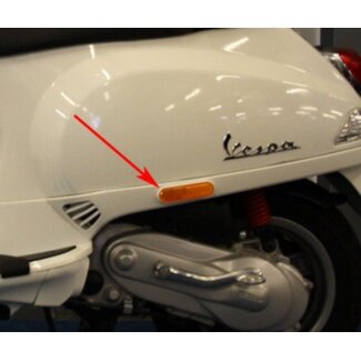 houder reflector vespa S wit fusion 544 links piag orig 65430600br