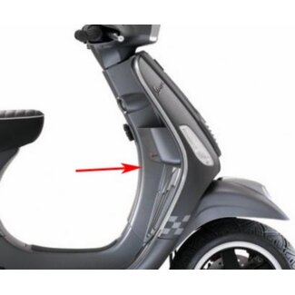 beenschild vespa S grijs titanio 742/B piag orig 67495400ez