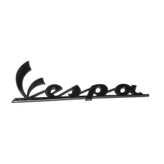 sticker piaggio woord [vespa] voorscherm vespa S 10cm smoke piag orig 672060