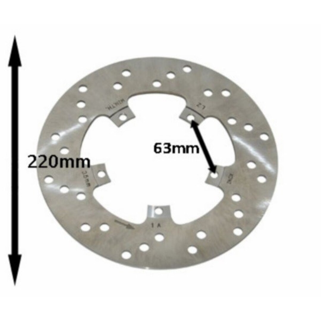 remschijf fly new 2012 220mm piag orig 666761