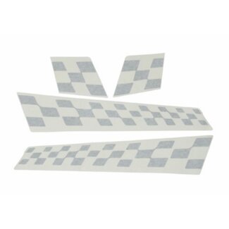 stickerset sport finish vlag riva/vespa S/vx50agm zwart mat piag orig 67327700a2