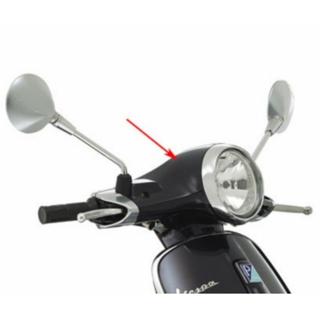 stuurkap primavera zwart vulcano 98/a boven piag orig 67364600xn2