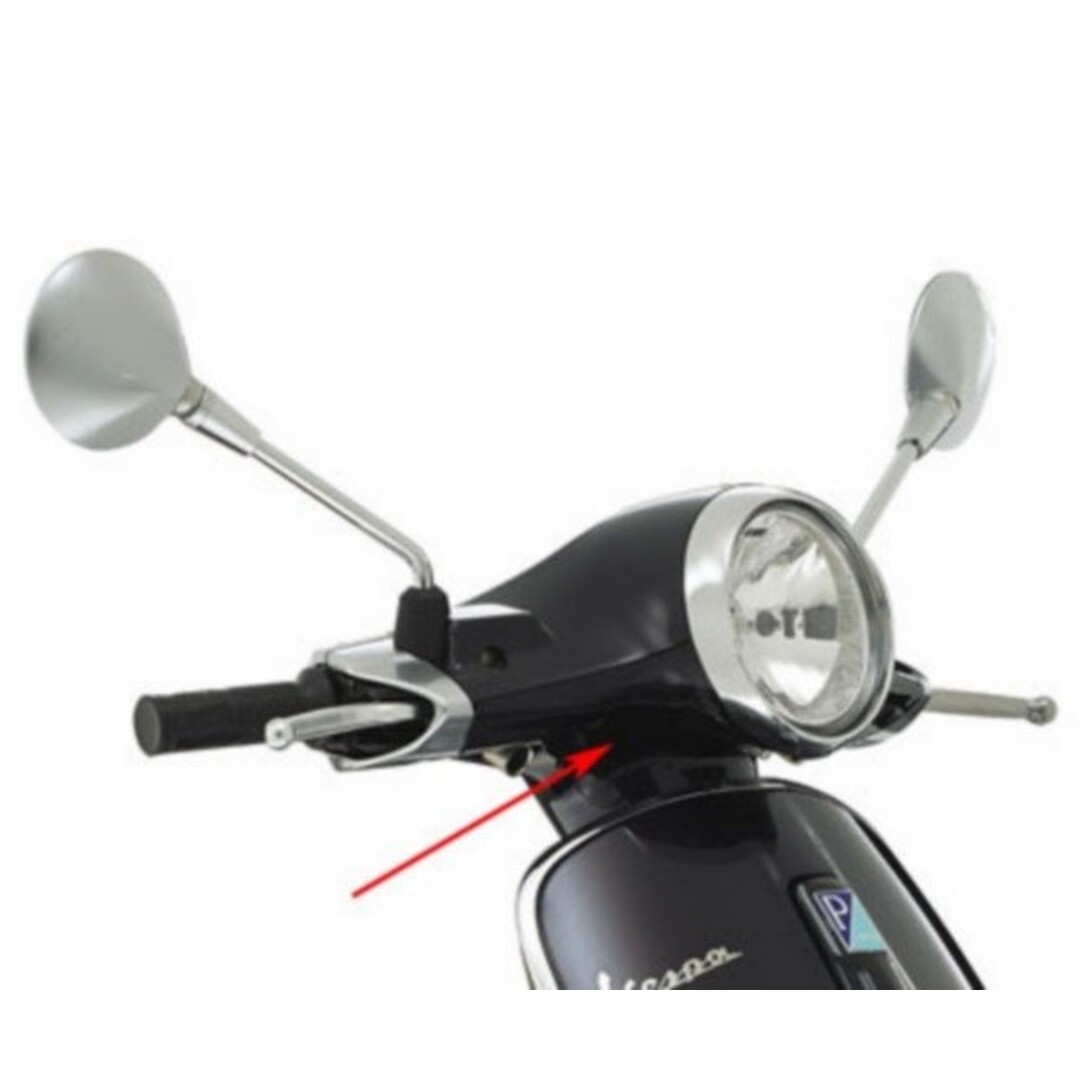 stuurkap primavera zwart vulcano 98/a onder piag orig 1b005469000xn2