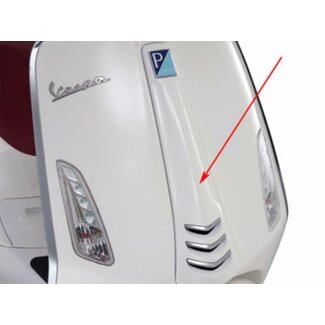 Vespa voorscherm midden primav/sprin wit fusion 544 piag orig 1b000203000br