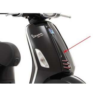 Vespa voorscherm midden sprint zwart lucido 94 piag orig 1b00020300090