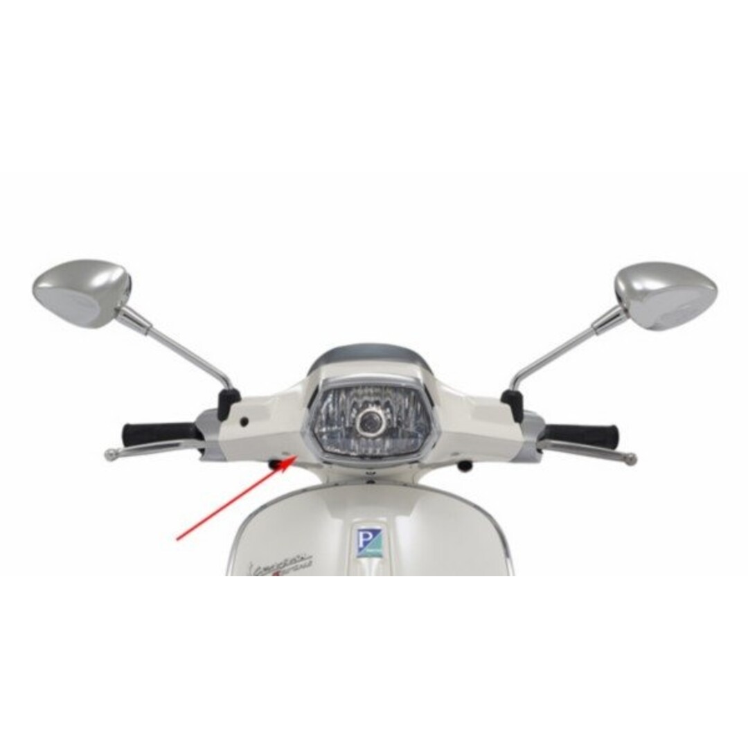 stuurkap onder sprint wit monte 544 piag orig 1b001231000br