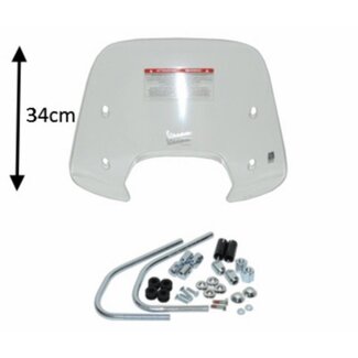 windscherm + bev. set laag sprint 34cm helder piag orig 1b001027