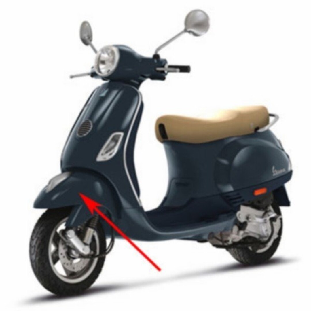 voorspatbord vespa lx fl blauw midnight 222