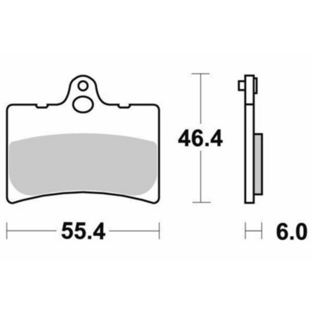 remblokset fds/for voor sbs 126hf