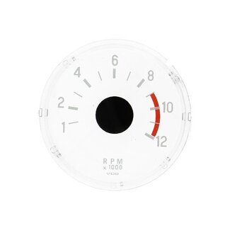 Kreidler glas toerenteller vdo rode streep kreid/zun