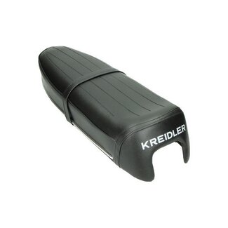 Kreidler buddyseat mod. 1973 + woord lengte strepen (made in EU) kreidler zwart