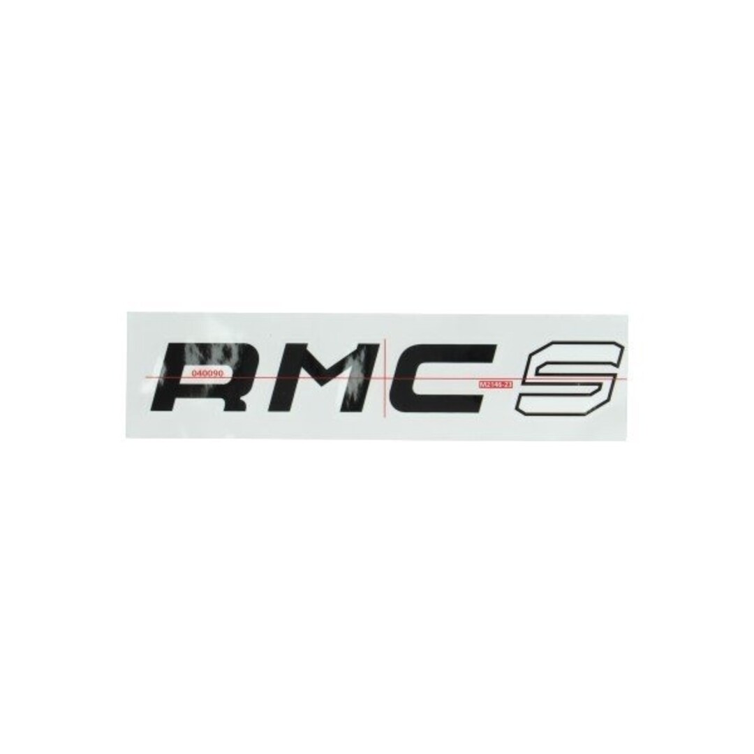 Zwart/witte RMC-S sticker – passend op Kreidler
