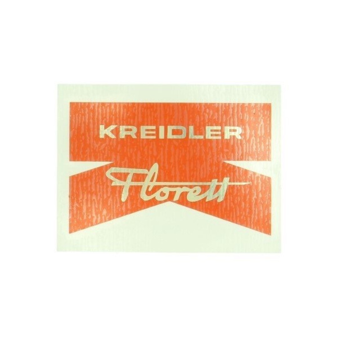 Kreidler sticker achterspatbord kreidler florett rood/goud