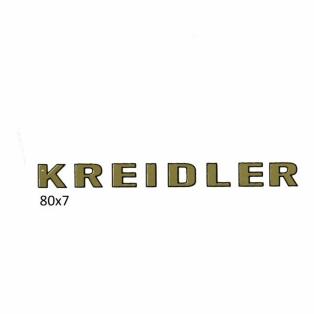 sticker kreidler goud