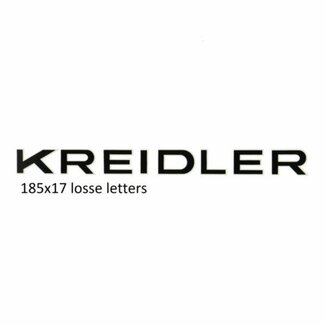 Kreidler sticker woord [kreidler] zwart/wit