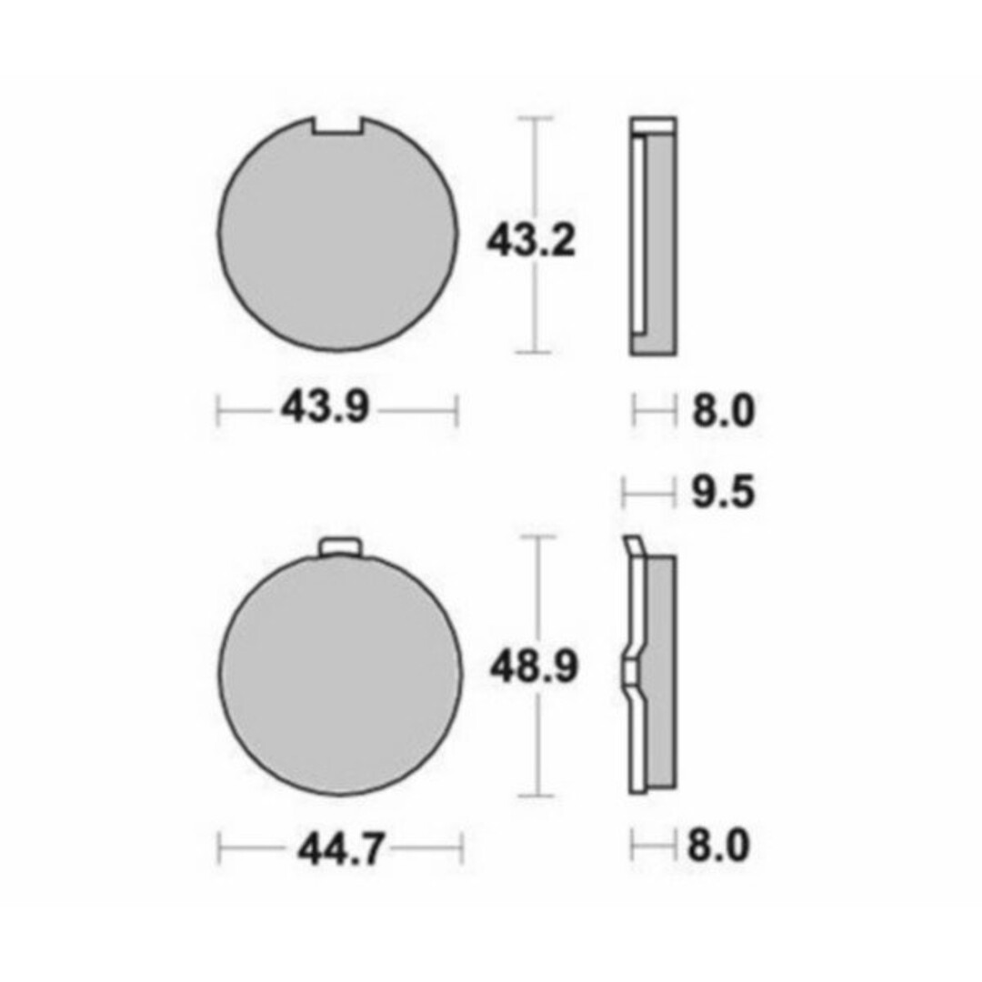 remblokset rond kreidler sbs 524hf