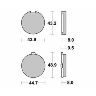 remblokset rond kreidler sbs 524hf