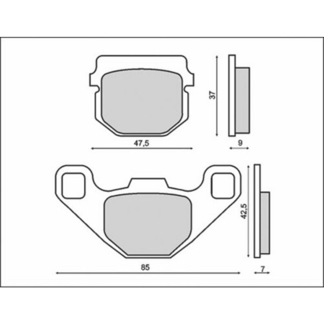 remblokset add/bux rs/com/cpi/ksb/rush/spe/tgb sbs 101hf