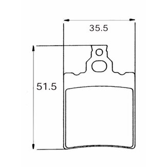 remblokset af1/rs ot/rs1999/rx/tua achter sbs 106hf