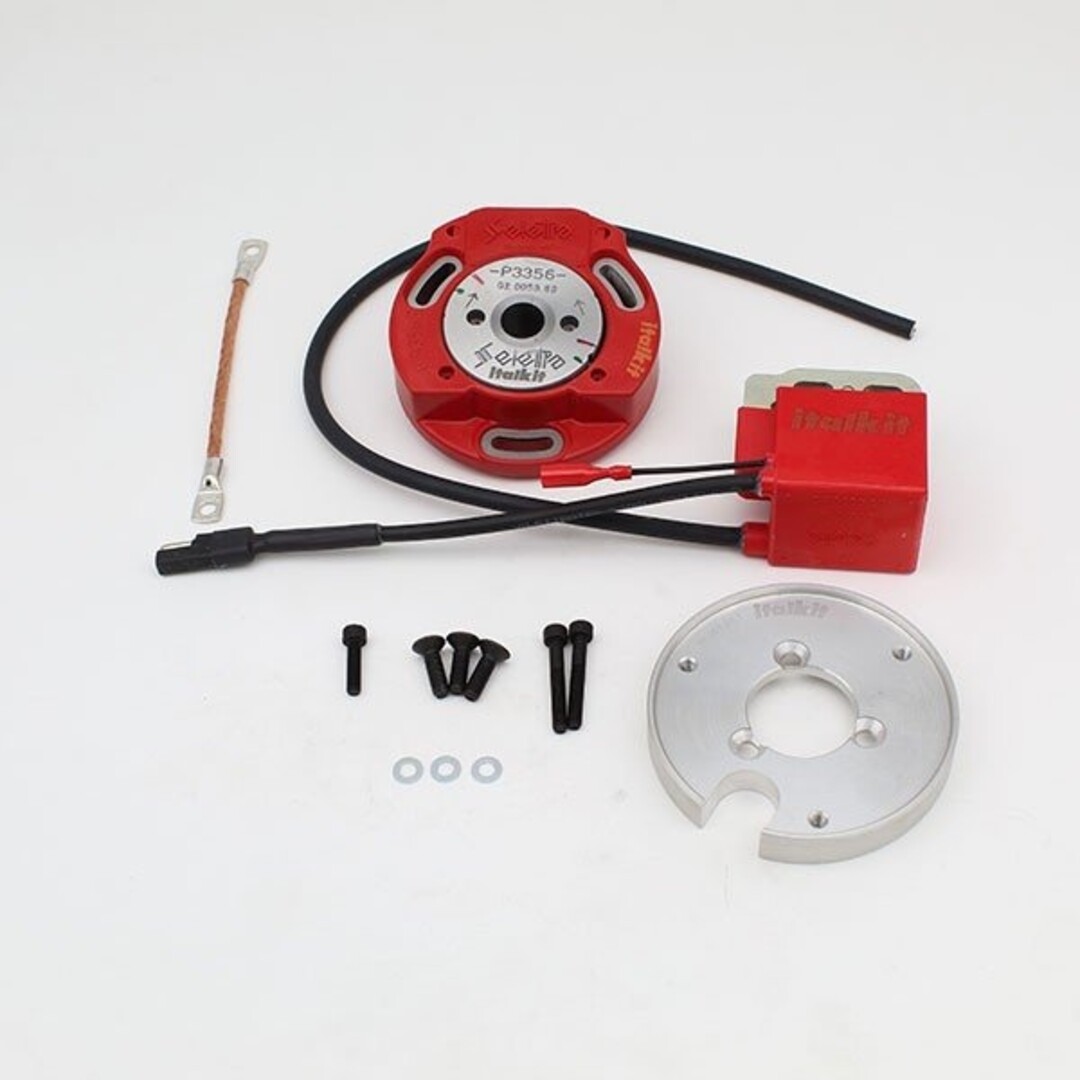 ontsteking electrisch + binnenrotor selettra type 122 rotax rs125 Italkit ee.001.25.1