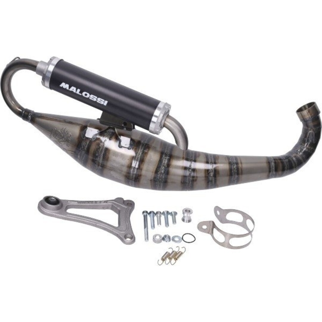 Malossi uitlaat cpl testa rossa minarelli hor 52mm zwart malossi 3219163