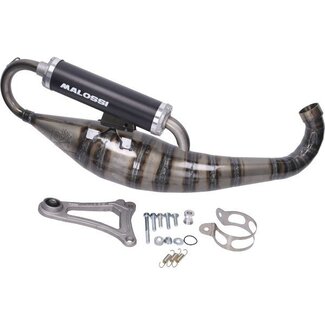 Malossi uitlaat cpl testa rossa minarelli hor 52mm zwart malossi 3219163
