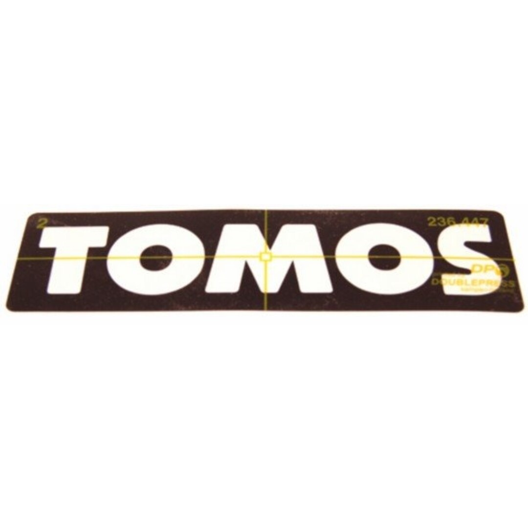 Tomos sticker tomos woord [tomos] pac/rev orig 232930