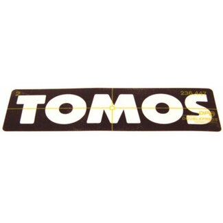 Tomos sticker tomos woord [tomos] pac/rev orig 232930