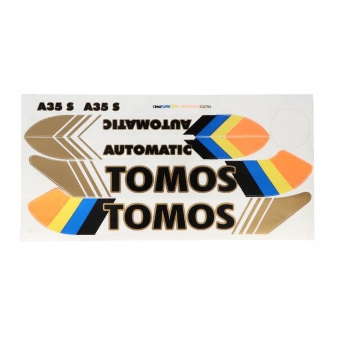 Tomos stickerset fluor a3/a35/tomos
