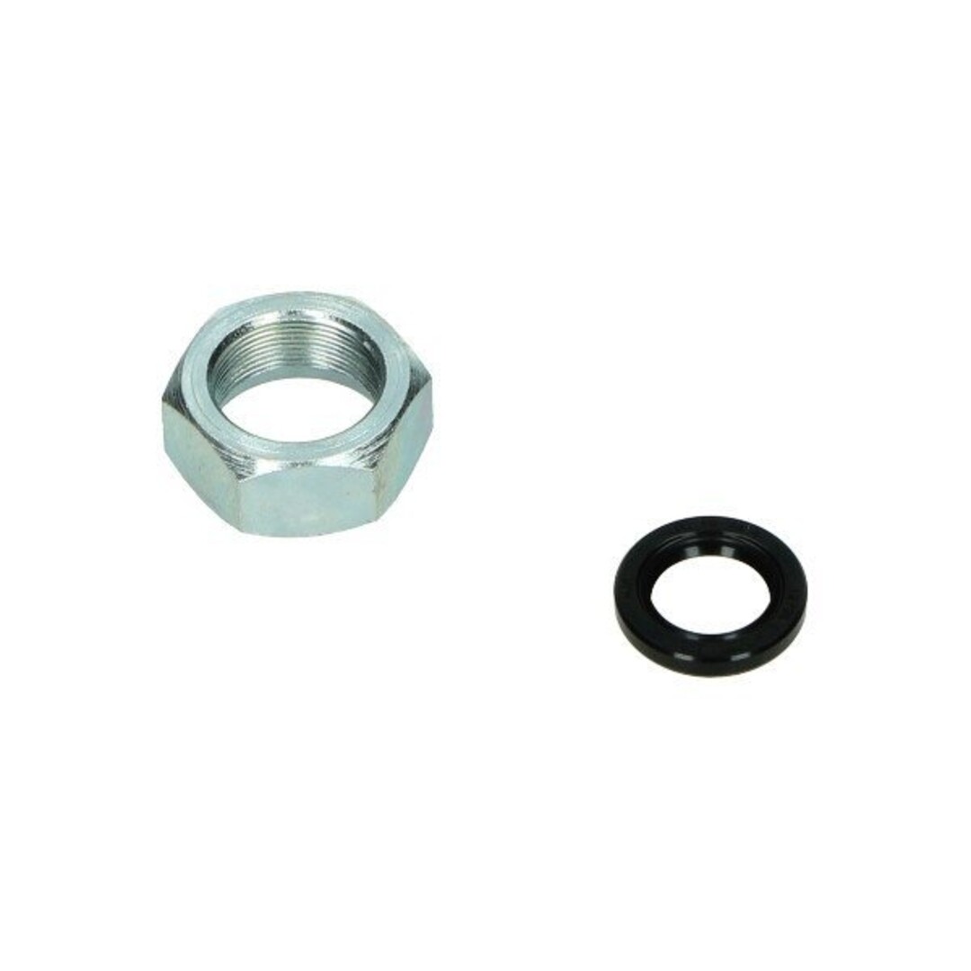 moer voorkettingwielas + keerring (made in EU) a35