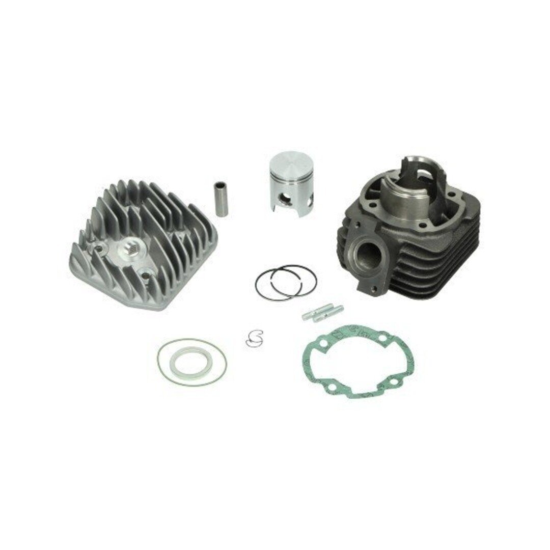 Cilinder met cilinderkop - Malossi 50 Sport - Peugeot AC Verticaal - 50cc, 40mm, Luchtgekoeld