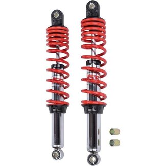 Kreidler schokbrekerset kreid/simson 360mm chroom/rood yss rd220-03-15p-xd