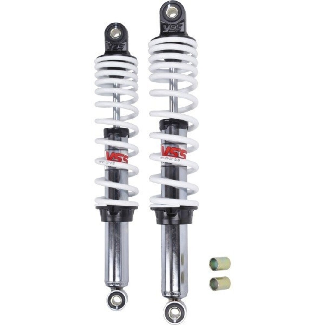 Kreidler schokbrekerset kreid/simson 360mm chroom/wit yss rd220-360-12p-xd