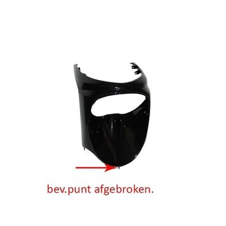 Peugeot voorscherm onder !! SCHADE !! viva zwart DMP