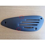 hitteschild uitlaat !! SCHADE !! fly4t4v/lx4t/lxv/primav/vespa S zwart mat