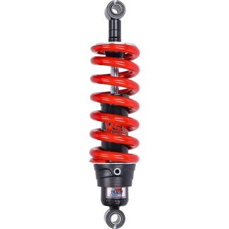 schokbreker hybrid mono Derbi senda 290mm rood/zwart yss