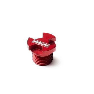 olievulplug bout aluminium cnc pro race derbi m16x1.5 rood yasuni