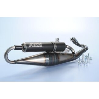 uitlaat cpl team 4 sco piaggio 2t blank/zwart polini 200.0407