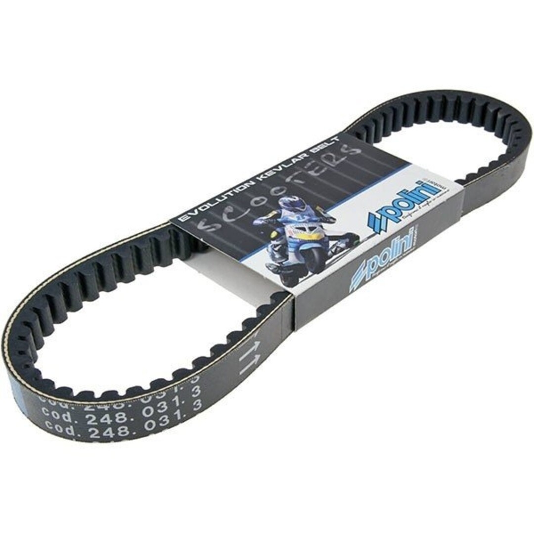 v-snaar kort kevlar overrange P.R.E. sco piaggio 2t polini 248.031.3